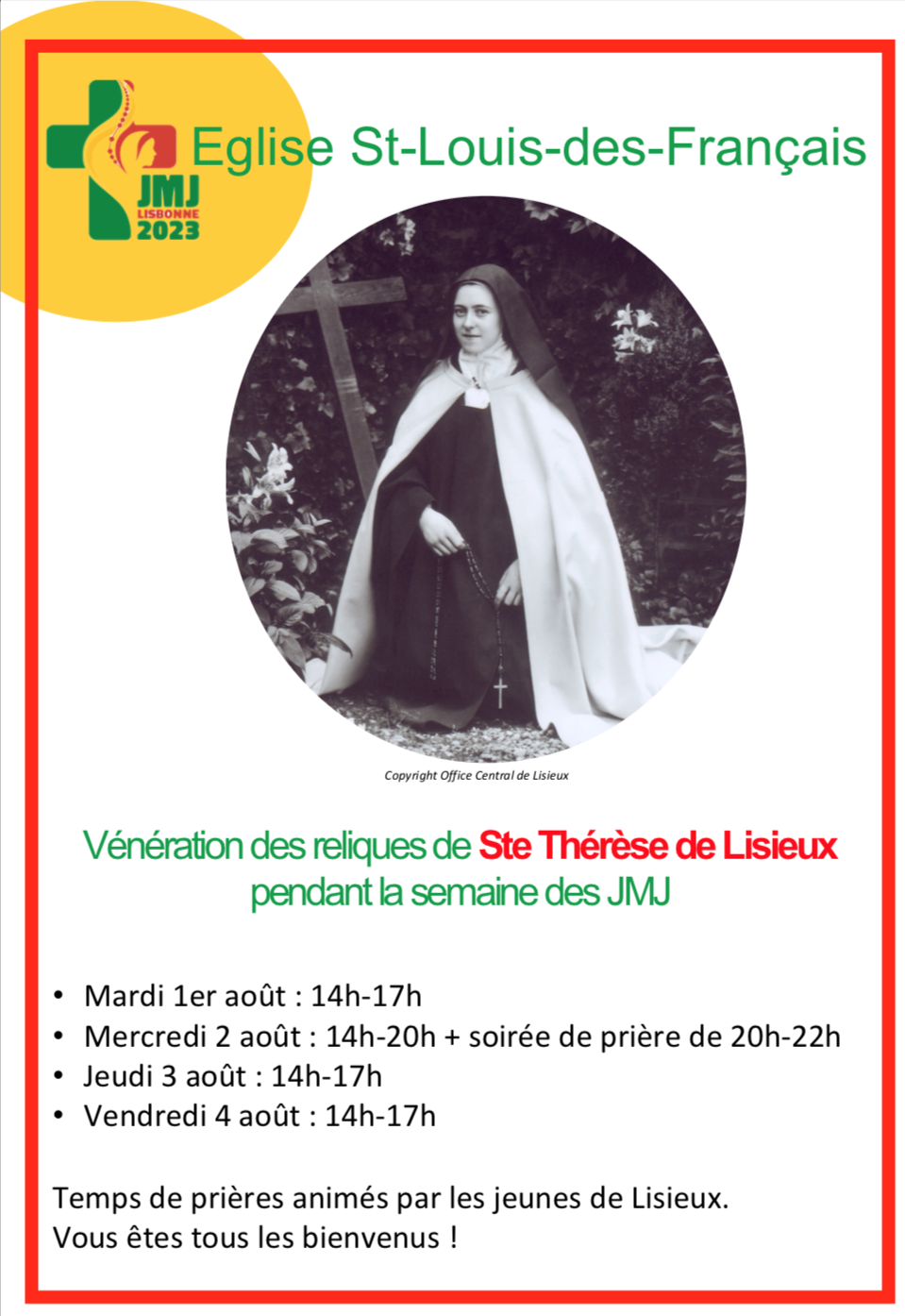 Ste Therese Lisieux Reliques FR